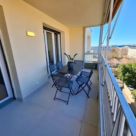 شقة Le Belvedere - Standing, 3 Chambres, Clim, Parking مونبيلييه